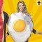 Bacon Slice and Fried Eggs Couples Costume Set Food Tunics Funny Breakfast Halloween Outfit